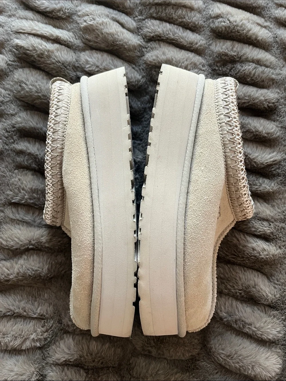 UGG Cozy Suede Slip On Platform Slippers